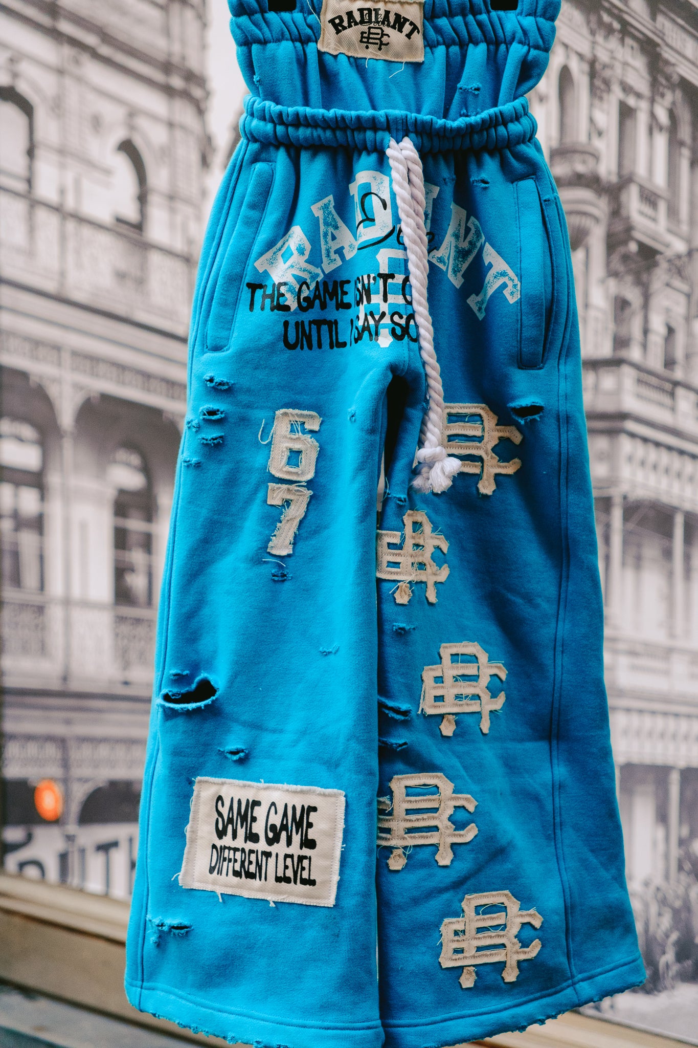 Radiant Game Crop Hoodie Ocean Ice Set