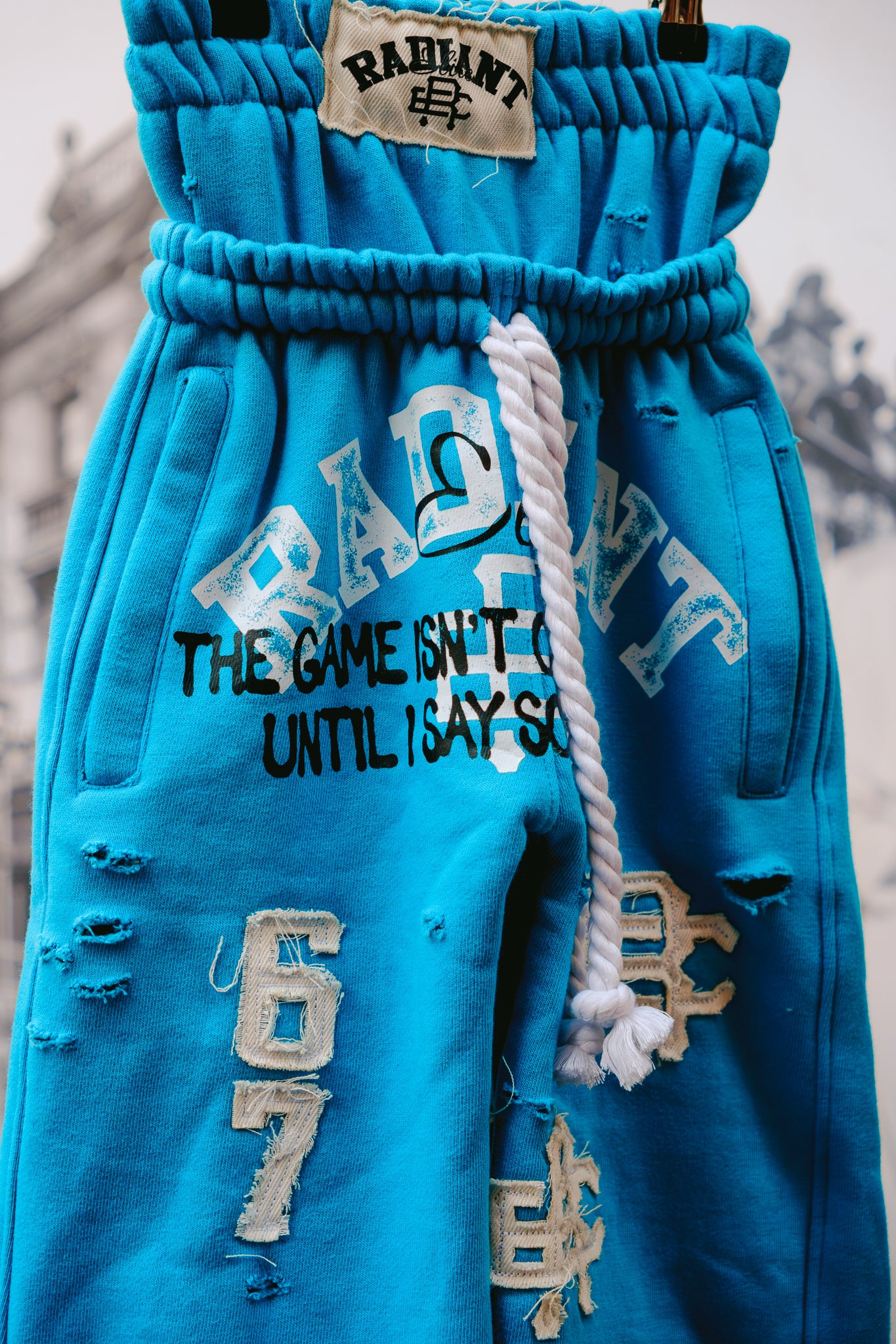 Radiant Game Crop Hoodie Ocean Ice Set