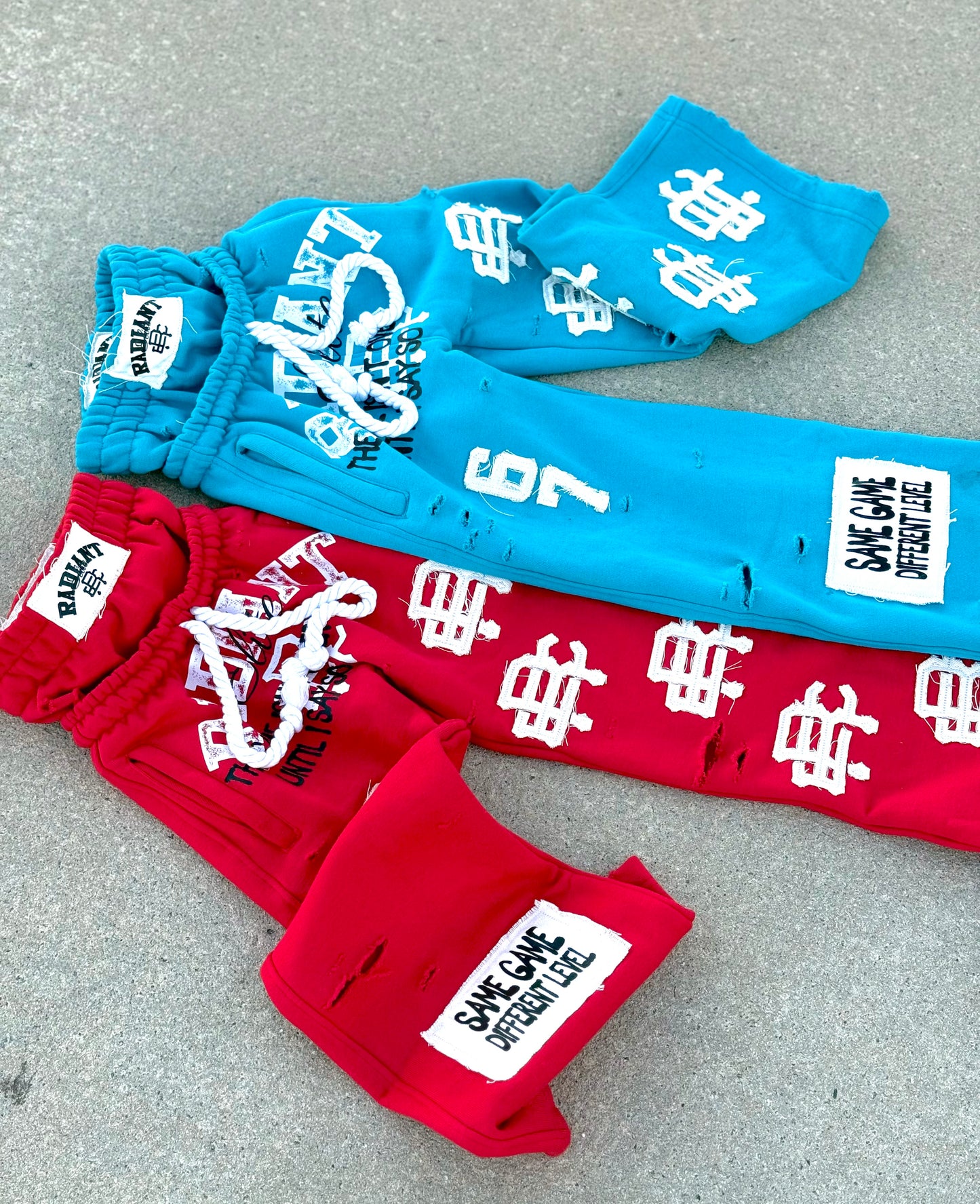Radiant Game Crop Hoodie Red Heat Set
