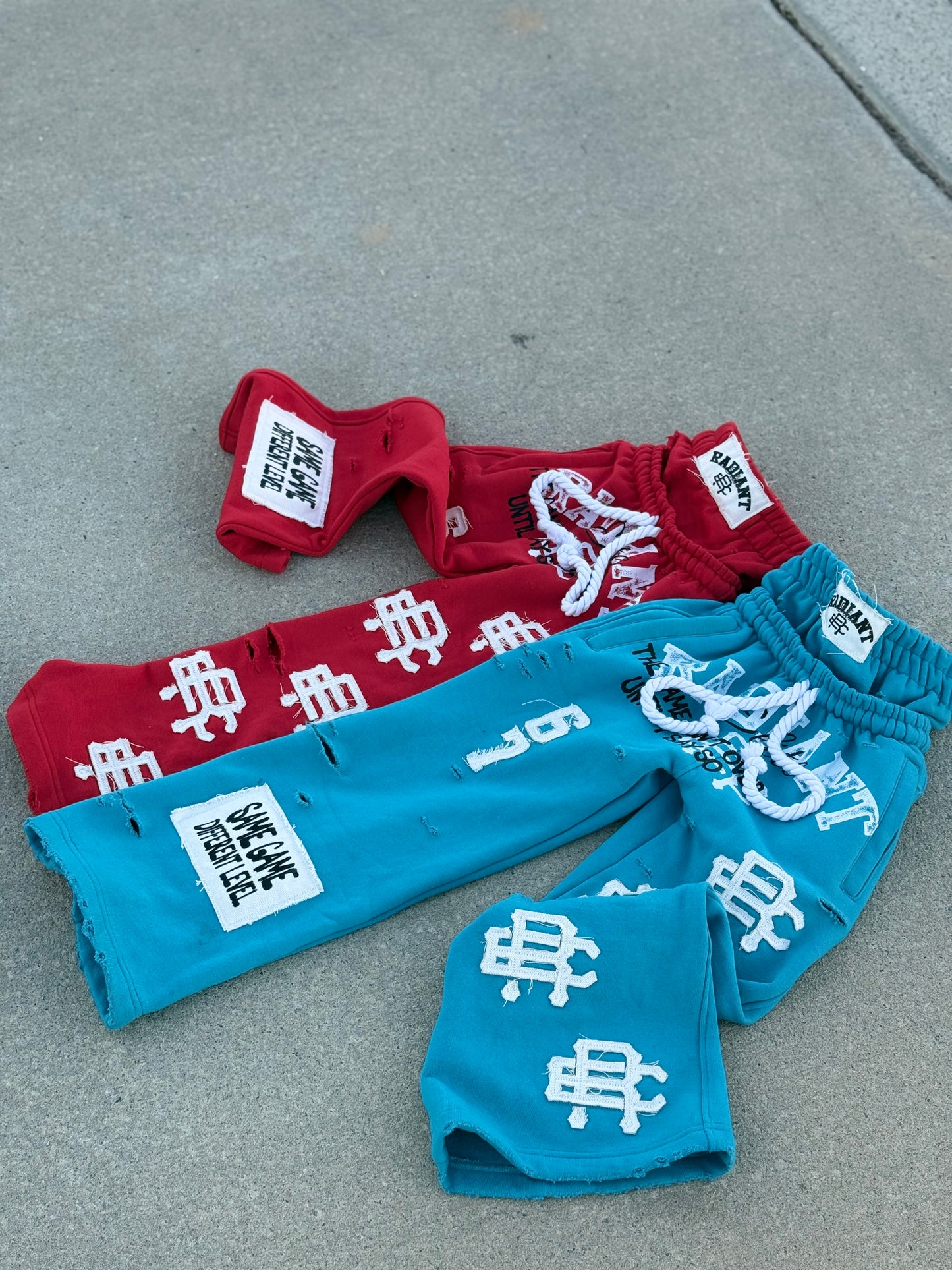 Radiant Game Crop Hoodie Ocean Ice Set